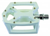 Pedal Alu weiß 1/2