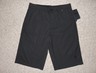 Men's Hurley Rivingston Black Striped Size 32 Polyester Rayon Shorts