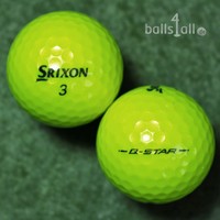 50 gelbe Golfbälle Srixon Q-Star AAA/AAAA-Qualität 2x 25 Bälle QStar Lakeballs