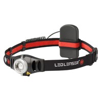Led Lenser H5 Kopflampe Stirnlampe Schnellfokussierung und mit rotem Rücklicht