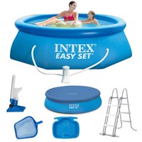 INTEX Easy Set Swimming Pool  Schwimmbecken Quick-Up Schwimmbad 183 cm - 396 cm
