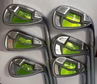 Ladies Set of 6 x Cobra Amp Irons 6-SW L Flex Graphite Shafts