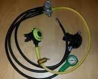 Apeks 1. Stufe +  ATX 100 + Octopus AT20 + Finimeter 