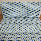 1/2 YARD Remix royal triangles boy's girl's fabric by Robert Kaufman