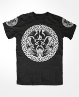 Hugin & Munin M2 T-Shirt schwarz schwarz Viking Warriors,Germanen,Odin,Thor,