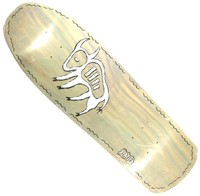 STEVE SAIZ - Powell Peralta - Old School Skateboard SAMMLER Deck Grau 1988