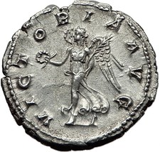 GORDIAN III 238AD Authentic Original Ancient Silver Roman Coin Victory i59116