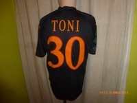 AS Rom Original Kappa Ausweich Trikot 2009/10 "WIND" + Nr.30 Toni Gr.M TOP