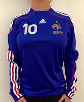 ADIDAS FRANKREICH TRIKOT ZINEDINE ZIDANE LEGENDEN SHIRT DAMEN JERSEY - GR. S, M