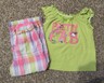 3 3T 4 4T Gymboree Pretty Fab Diamond Heart Plaid Green PAJAMAS Shirt Pants Girl