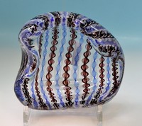 Murano große Schale a Canne Transversale A. Seguso 1955