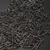 100pcs Angelwirbel Fast Lock Snap Wirbel Swivel Sicherheits Karabiner Einhänger