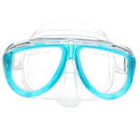 Tera M2411S Tauchbrille Temperglas Schwimmbrille  für Erwachsen Tauchen Blau