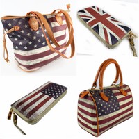 USA ❤Amerika England Tasche Shopper USA Stars Stripes ☆WoW Angebot ❤Blogger BAG☆