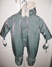 DEBENHAM'S Babble Boom 6-12 Months Silver/Gray BABY SNOWSUIT Unisex Girls/Boys