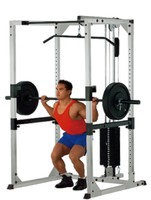 Grundrahmen7 - Pro-Power-Rack von Body Solid, grau