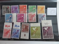 Berlin Mi.Nr. 21 - 34 ; Roter Aufdruck "BERLIN", Postfrisch, vers. Varianten C