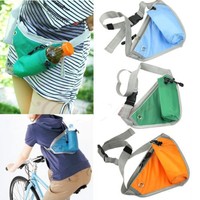 Sports Bauchtasche Hüfttasche Gürteltasche Umhängetasche mit Flaschentasche Neu