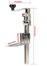 Durable Iron Heavy Duty 14" Commercial Restaurant Table Large Can Opener