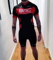 Zeitfahren Anzug, Rennrad, Zentai, Lycra Suit, Bodysuit, Einteiler gay Armlinge 