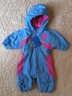 New Columbia size 6 months Baby Girl Snowsuit Pink Aqua Mazzy Munchkin