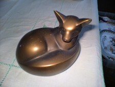 One Of The Coalport Collectibles Pieces Is A Fox Laying Down"Contentment" 2002.