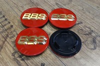 Original BBS 3D Emblem 70mm RS/ RM Nabenkappe Rot Gold Japandeckel 56.24.073