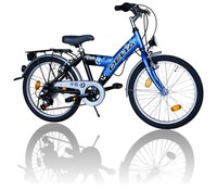 Delta Kinderfahrrad 20 Zoll Fahrrad 6 Gang Shimano 018Blau 