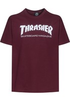 Thrasher Skate-Mag T-Shirt Maroon Gr. S-XL Skateboard 