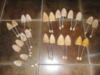 KONVOLUT  -  Holz Schuhspanner, massive Ausführungen für diverse Größen