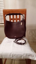 coach hobo oxblood