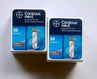 100 Bayer Contour Next Sensoren Teststreifen