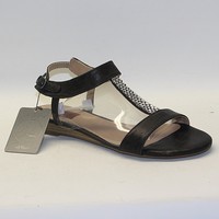 s.Oliver 28110 Damen T-Spangen Sandalen mit Keilabsatz Gr. 40 / L207