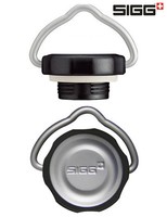 SIGG Verschluss Retro-Deckel SPECIAL TOP für SIGG Trink-Flasche Silber Schwarz