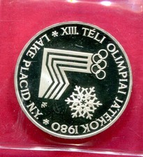 1980 hungary Silver 200 Forint Proof - Olympics - Wm