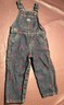 OSHKOSH B'gosh Denim Jean TRAIN Overalls Bibs Size 24 Months Locomotive