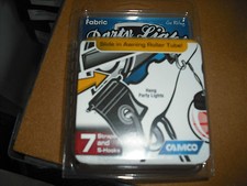 RV - Motorhome  Fabric  Party Light Holders - Fits in Roller Bar Channel - Pkg 7