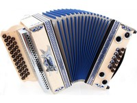 MÜLLER Mod. NOCKALM 3-reihige Steirische Harmonika mit X-Bass +Koffer NEU 2590,-