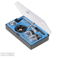 Airbrush Pistolen Set Druckluft Spritzpistole Airbrushpistole 6 tlg. IRTEX
