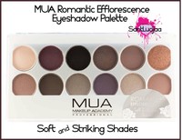 Mua Makeup Akademie Lidschatten Palette Romantische Ausblühungen Rauchend Augen