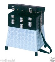 Behr Alu Sitzkiepe Sitzbox Angelbox  Angelkoffer Gerätebox 32x22x43cm 4975030 