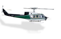 T Rex 600 ESP Bell 212 Zivilversion Grün/Weiß 600er