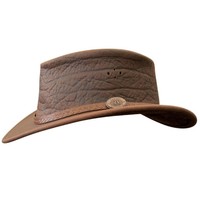 Goanna Lederhut mit schmaler Krempe von Kakadu Australia nur noch XXL