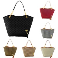 Damen PU-Leder Tasche Handtasche Umhängetasche Damentasche Schultertasche Neu