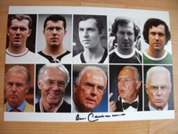 Franz Beckenbauer  #3    Weltmeister 1974    handsigniertes Großfoto.