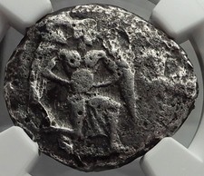 MALLOS in CILICIA - SOLAR DEITY SWAN ANKH Silver Greek Stater Coin NGC i59080