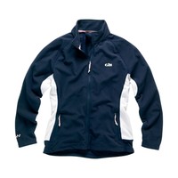 Gill Womens Grid Microfleece Jacket - Navy