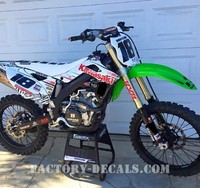 Kawasaki Full Plastics and Factory Graphics KXF KX 125 250 450 1995-present