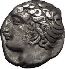 MASSALIA Gaul Ancient Marseilles France 400BC Greek Silver Coin Apollo i56266