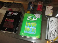 Alte Öldosen,Blechdosen, Tankstelle,Wynn´s/Opel,Motec,Petronas